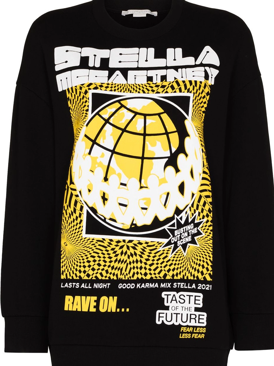 Affordable graphic-print Rave Stella Women McCartney sweatshirt 0413